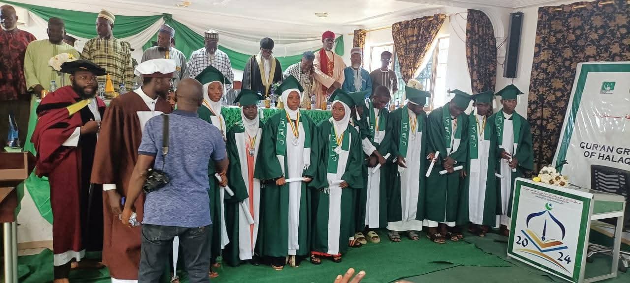 Graduation ceremony at Halaqatu Madrasa Institute